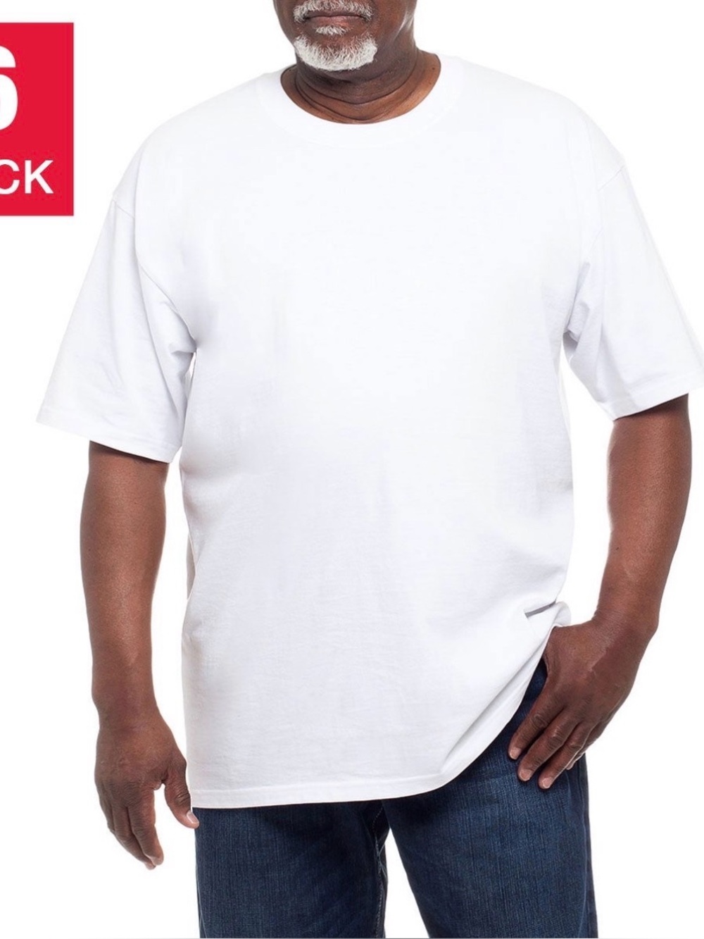 Kirkland Signature Men's Heavyweight Crew Tee, 6-pack. X-LARGE